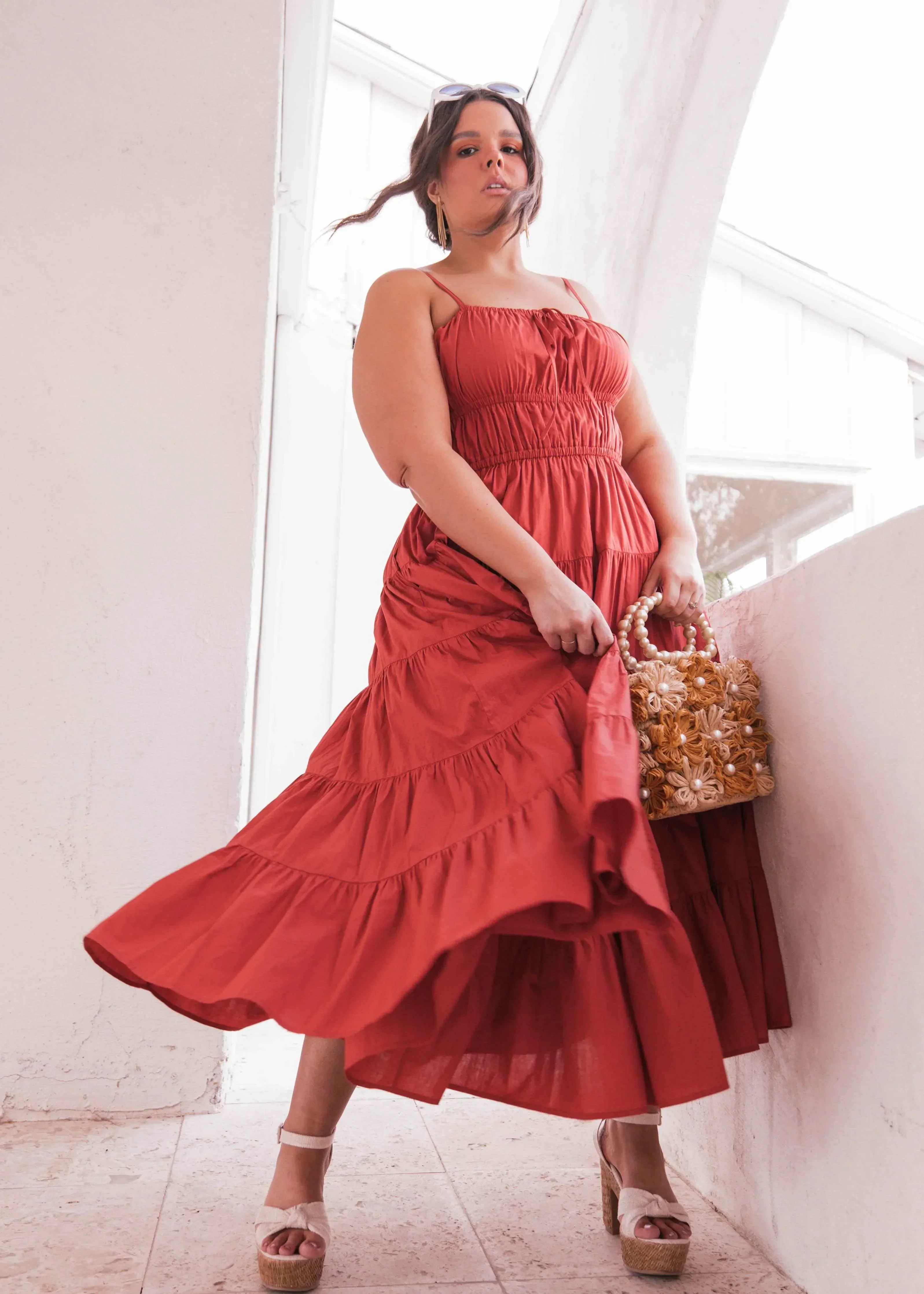 Birdie Dress Red - Image 4