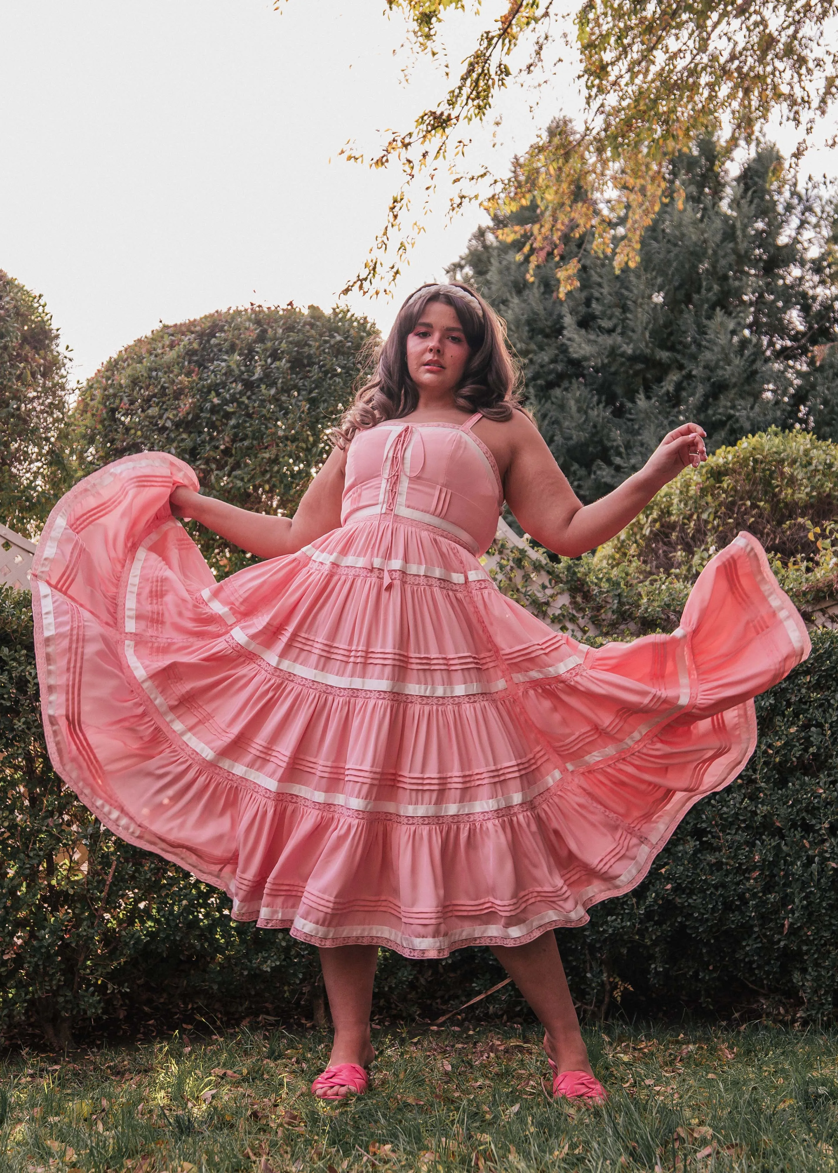 Delores Dress in Pink - Image 3