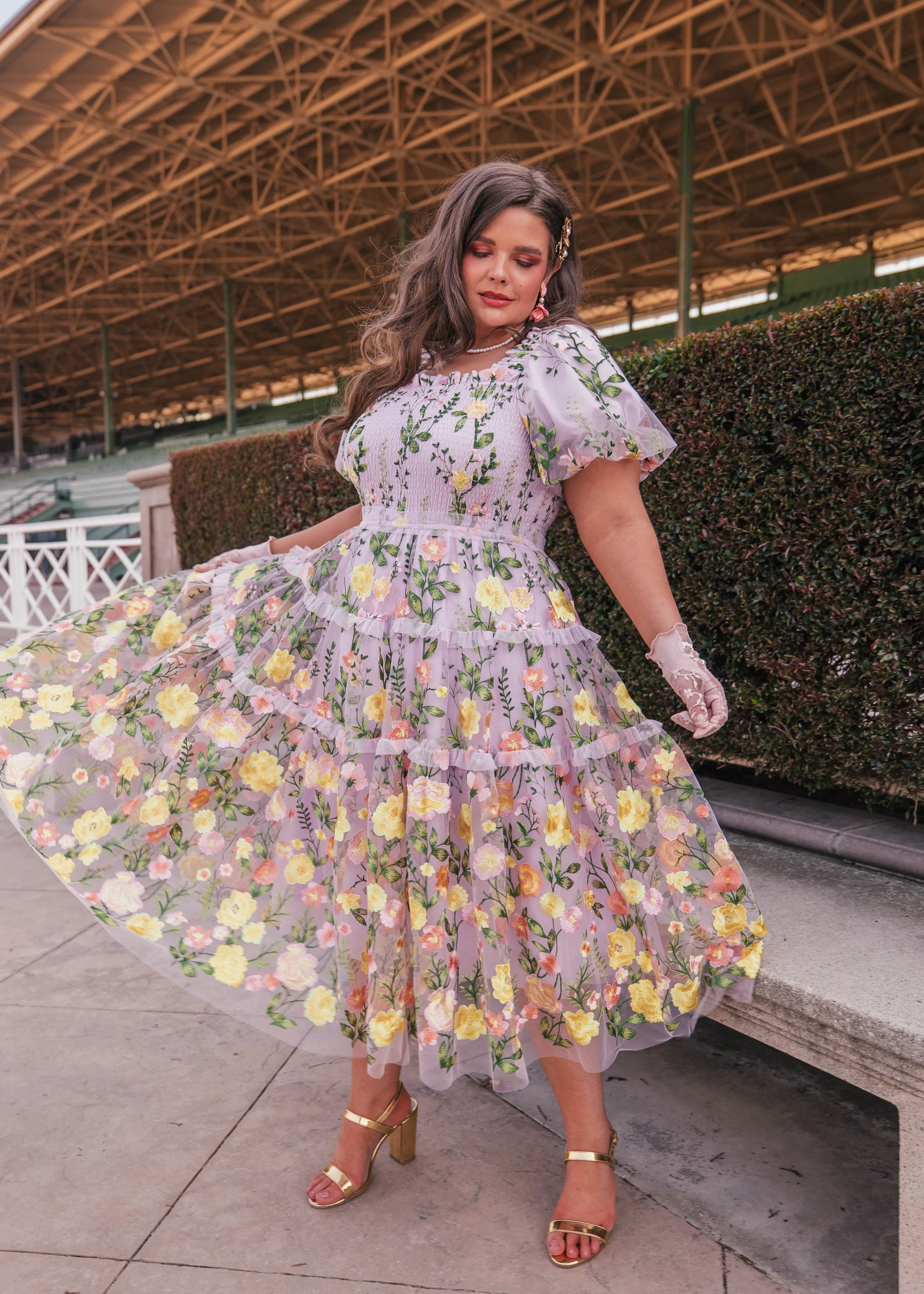 Rose Dress Midi - Lavender - Image 12